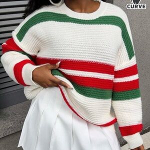 Colorful Striped Sweater for Women